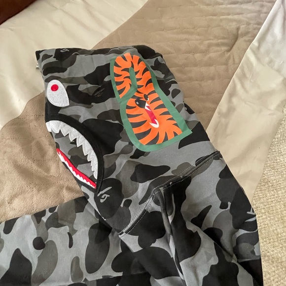 BAPE ABC Camo Shark Full Zip Hoodie - Picture 6 of 8